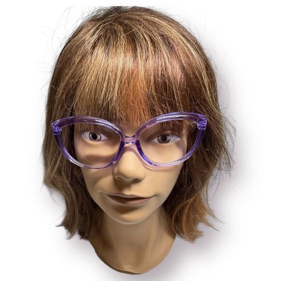 Moschino MO631 Purple Cat-Eye Eyeglasses Reading Glasses 57-15-140mm Rare - Picture 9 of 10
